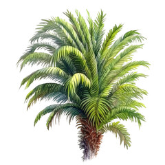 Aesthetic Palm Fruit Illustration