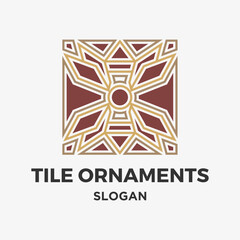 Tiles floor ornament decoration