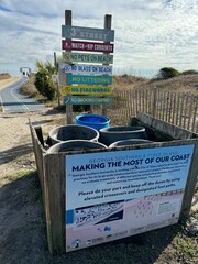 beach sign