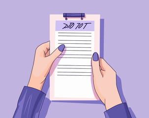 Engaging Image of Hands Grasping a Blank Paper - Ideal for Message or Announcement