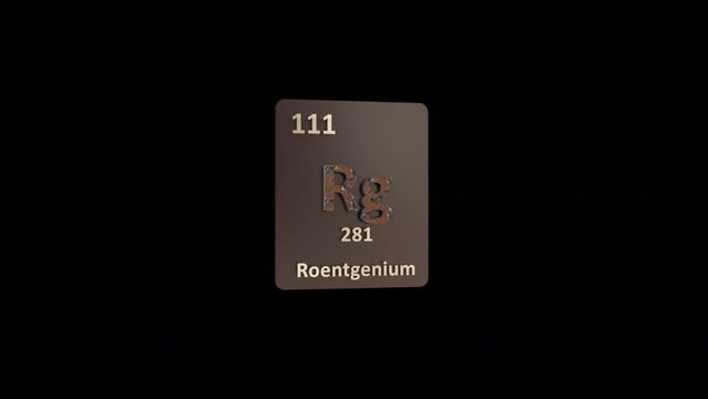 Roentgenium Periodic Table