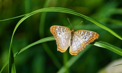 White Peacock Butterfly