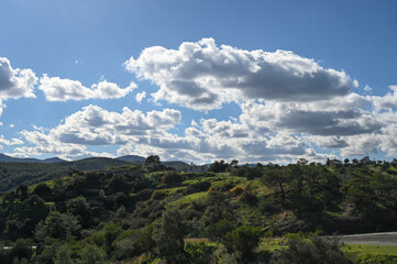 beautiful mountains in cyprus in winter 12