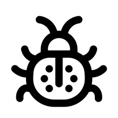 Bug Line Icon