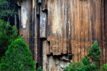 Amazing natural formations of Sawn Rocks, Narrabri, Australia