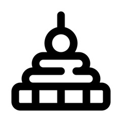 Brushchetta Line Icon