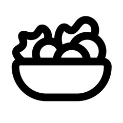 Falafel Line Icon