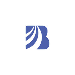 Premium monogram letter B initials logo. Universal symbol icon vector design