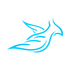 Bird Vector Logo Design Template