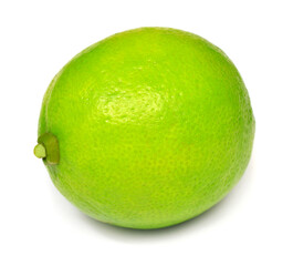 Lime fruit isolated on white background