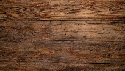 Dark brown grungy natural wood texture background - obrazy, fototapety, plakaty