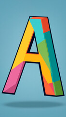 Colorful Letter A