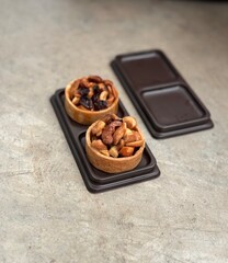 chocolate and nuts