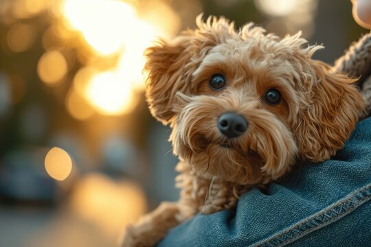 A curious canine, with a mix of terrier, poodle, labrador, golden retriever, yorkshire terrier, and schnauzer in its dna, gazes intently at the camera, showcasing its adorable toy-like features and l