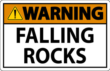 Warning Sign, Falling Rocks