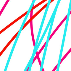 Red blue graphic lines background 