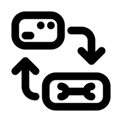 Transfer Line Icon