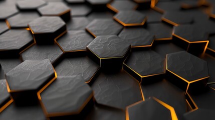 Abstract hexagon geometry background 