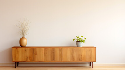 Wood Console Cabinet Contemporary Modern Foyer Living Room Background