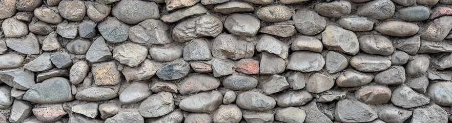 Gray Stones Rocks Wall for Background or Wallpaper.