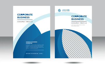 Annual Report cover or brochure cover page design template