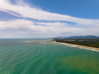 Beautiful sea landscape view at Phuket island Thailand in summer season,Amazing sea ocean background