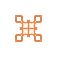 Initial logo letter X company design