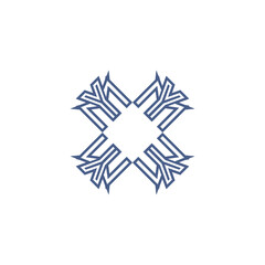 Letter X for business logo design