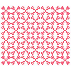 Seamless pattern fence decoration