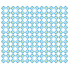 Seamless pattern fence decoration