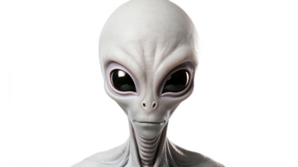 Alien. Transparent background PNG.