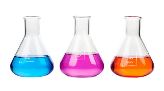 Beaker. Transparent background PNG.