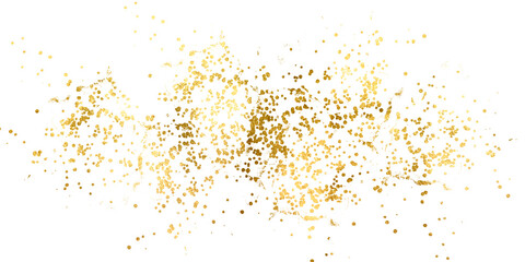 Gold sparkle ,splatter border,Gold Foil Frame Gold brush stroke, gold splatter frames glitter gold confetti lights fireworks brilliant falling particle shine. Gold strike on transparent background.