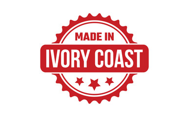 Made In Ivory Coast Rubber Stamp
