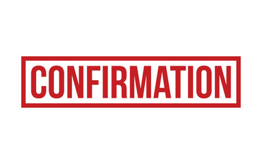 Confirmation Rubber Stamp Seal Vector