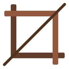 crop tool icon