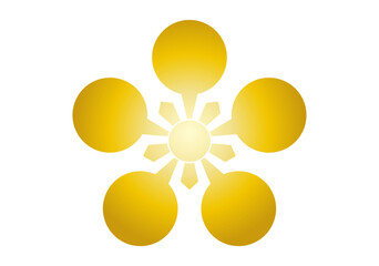 加賀前田家梅鉢ゴールド