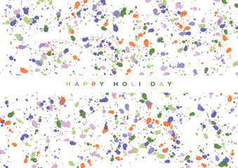 colorful happy holi day festival background design