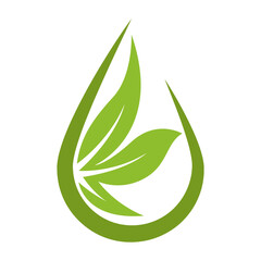 Leaf icon logo design
