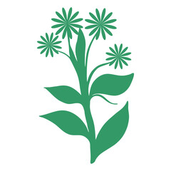 plants, leaves, leaf and flowers silhouette