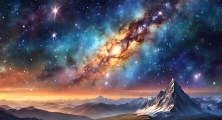 Bright background with stars, space galaxy background, background with space, galaxy