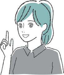 提案をする女性