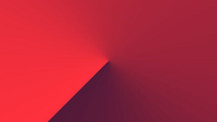 4K UHD Simple Vibrant Red Gradient Color Wallpaper. Minimalist Abstract Angular Gradient Background. 4th Variant