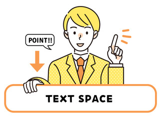 会社員男子 コピースペース付き OL