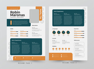 Resume infographic Template