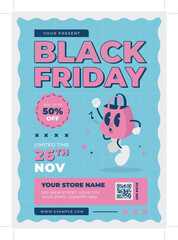 black friday sale flyer template