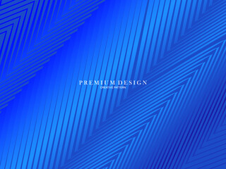 Dark blue background. Modern line curve abstract presentation background. Luxury paper cut background. Abstract decoration, gold pattern, halftone gradient.