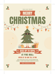 christmas event flyer template