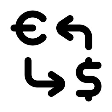 Exchange Line Icon