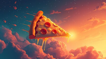 Greeting Card and Banner Design for World Pizza Day
